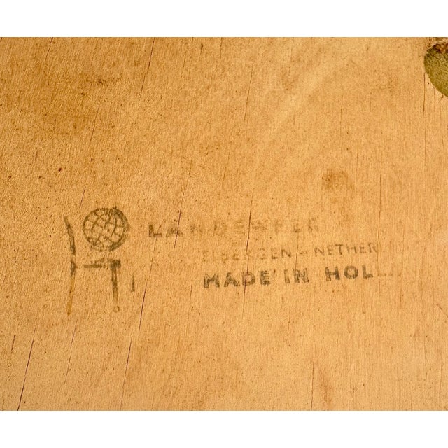 1960s Vintage Teak Dining Chairs by Groot Landeweer, a Pair For Sale - Image 5 of 6