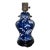 Chinoiserie Blue and White Lamp For Sale