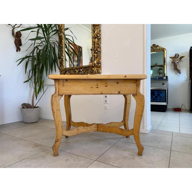 Biedermeier Farmhouse Table in Wood For Sale - Image 6 of 13