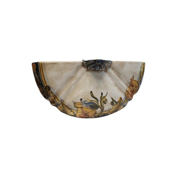 Castelli Vintage Saca Castelli Wall Hanging Jardiniere For Sale - Image 4 of 5