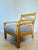 Vintage Oak Lounge Armchair, West Europe, 1970s For Sale - Image 10 of 15