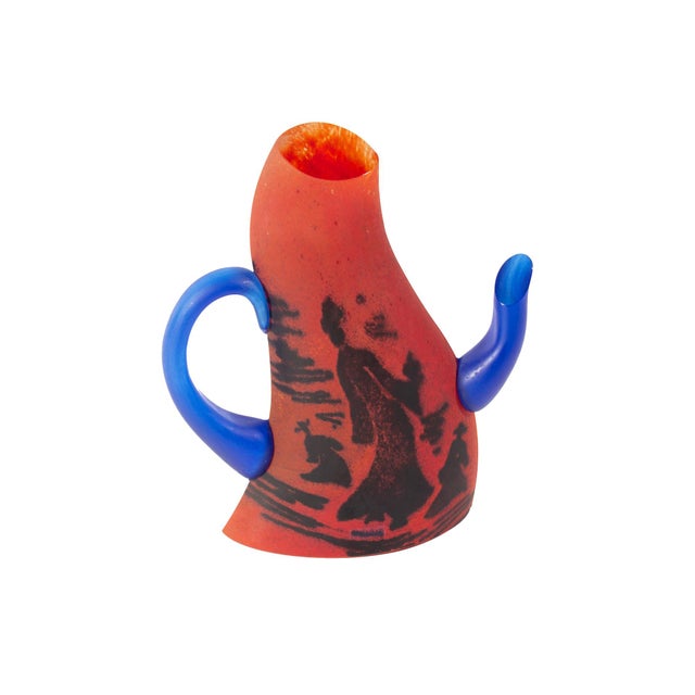 A limited edition teapot sculpture designed by the Swedish artist and designer Kjell Engman (born 1946) and produced by...