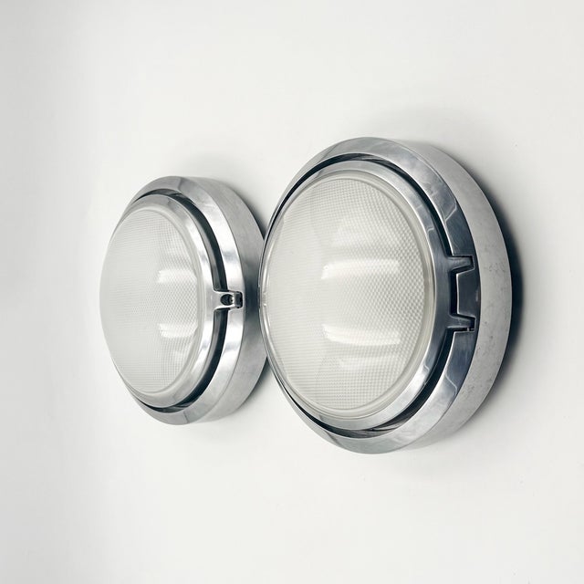Metropoli D20/27 Flush Mounts by Alberto Meda & Paolo Rizzatto for Luceplan, Italy, 1990s, Set of 2 For Sale - Image 18 of 18