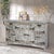 Bring the timeless allure of the countryside into your modern sanctuary with our 72 inch Wide Distressed Gray Sideboard....