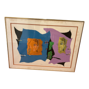 Chaim Potok Original Vintage Lithograph “Dreams”