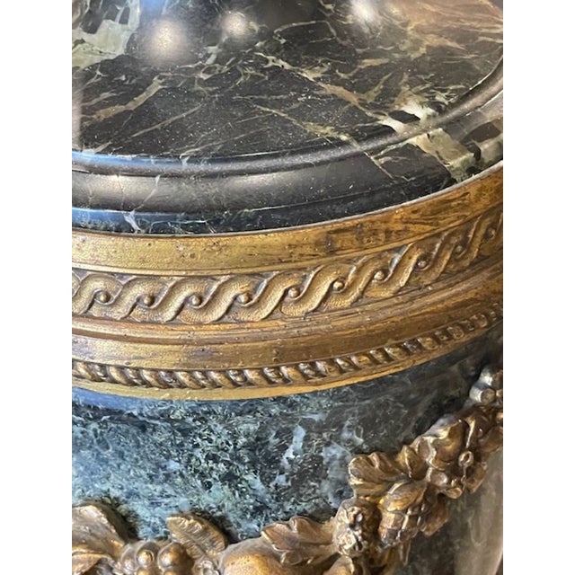 This product is a pair of 19th-century French marble and bronze cassolette, decorative collectibles that add a touch of...