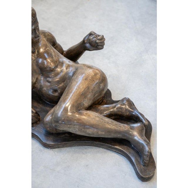 Figurative Sculpture in Plaster, 1970s For Sale - Image 11 of 18