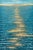 Golden Hour Ocean Reflection | Original Textured Oil Painting — Unstretched, by Samuel H. (24" X 36") For Sale