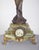 French Table Clock with Marble Base and Figure, 1910s For Sale - Image 4 of 9
