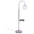 Czech Bauhaus Floor Lamp in Chrome, Steel and Opaline Glass, 1930s For Sale - Image 9 of 9