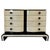 Art Deco Chest of Drawers in Parchment and Black Lacquer by Osvaldo Borsani for Borsani, 1940s For Sale - Image 15 of 15
