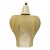 Late 20th Century Pencil Reed Tessellated Stone Bust Statue Hollywood Regency Coastal Handmade For Sale