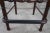 Late 20th Century Maitland-Smith Country French Mahogany & Leather Hunt Club Ladderback Bar Stool For Sale - Image 10 of 12