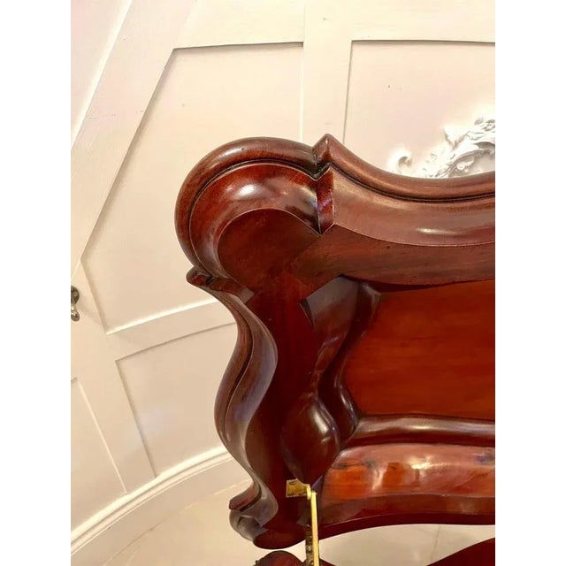 Antique William IV Mahogany Serpentine Shaped Wine Cooler For Sale - Image 17 of 18