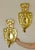 Large Mid-Century Baroque Swedish Brass Sconces, Set of 2 For Sale - Image 6 of 16