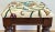 Vintage Upholstered Bombay Company Turned Wood Stool For Sale - Image 9 of 11