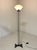 Italian Floor Lamp in Steel Tear Plate and Glass, 1980s For Sale - Image 4 of 18