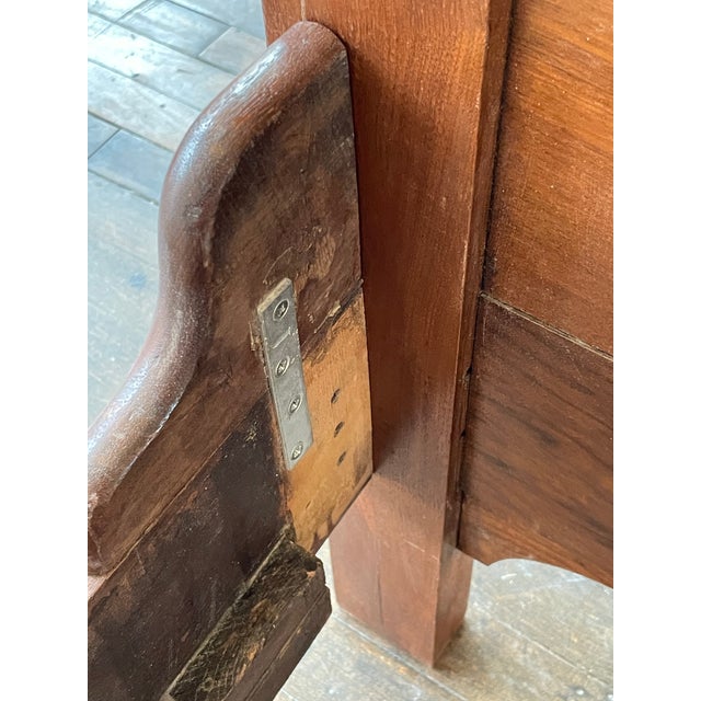 Antique Victorian/Eastlake Walnut Full Size Bed For Sale - Image 12 of 15