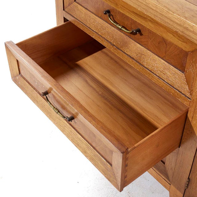 Tomlinson Sophisticate Mid Century Walnut Lowboy Dresser For Sale In Chicago - Image 6 of 10
