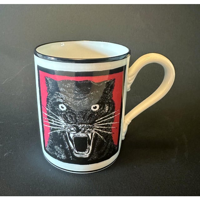 Modern Gucci Panther Mug For Sale - Image 3 of 9