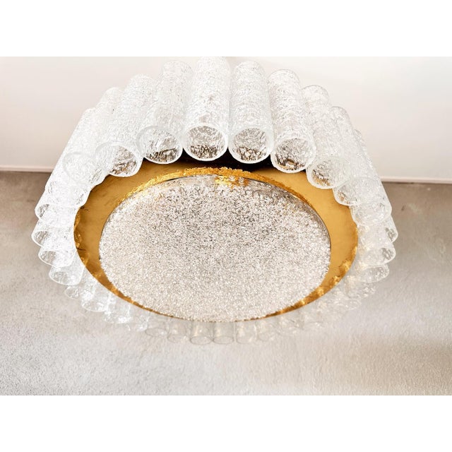 Metal Vintage Flush Mount from Doria Leuchten, 1970s For Sale - Image 7 of 12