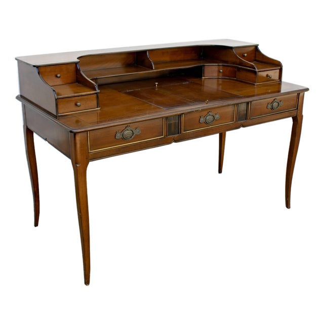 English Style Handcrafted Desk, 1990s For Sale