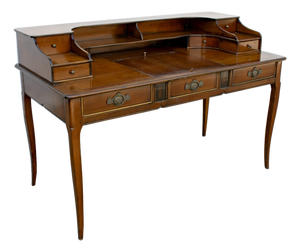 English Style Handcrafted Desk, 1990s