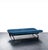 Vintage Model D70 Sofa Bed Black Iron Reupholstered Blue by Osvaldo Borsani for Tecno, 1970s, in Very Good conditions....