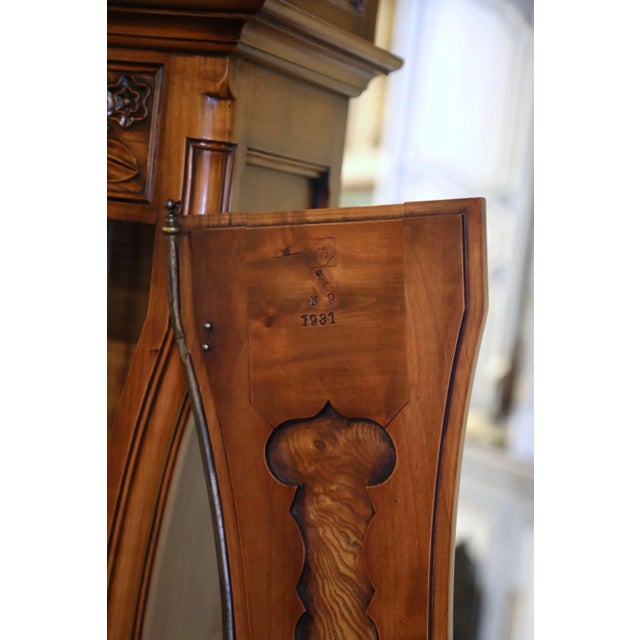 Wood Late 20th Century French Louis XV Burl Walnut Horloge Bressane Clock For Sale - Image 7 of 13
