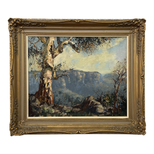Three Sisters in Blue Mountains, New South Wales Australia by Australian Artist 1962