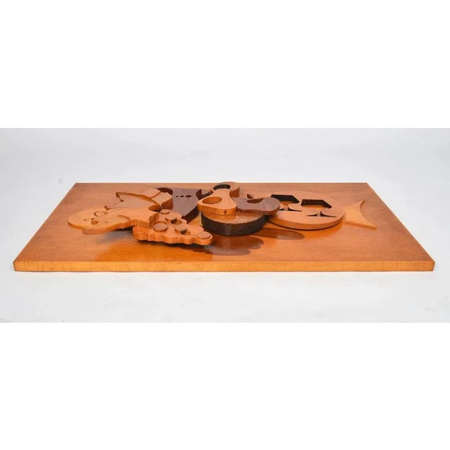 1970s Vintage Brutalist Wall Sculpture, 1970s For Sale - Image 5 of 7