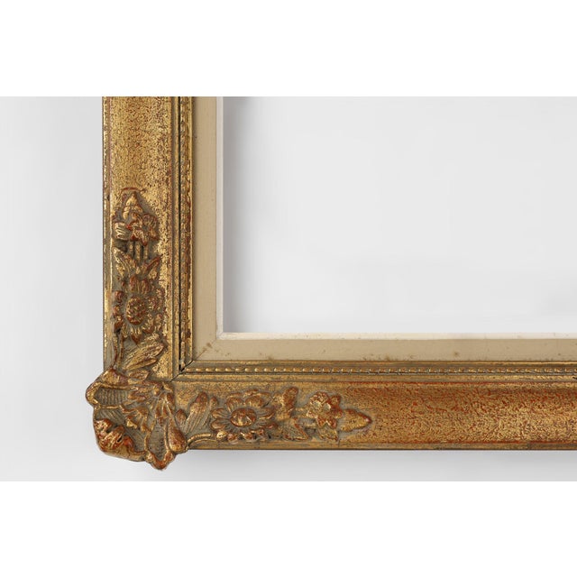 Baroque Gilded Painting Frame in Wood, France, 1900s For Sale - Image 4 of 11