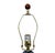 Ralph Lauren Pair of Ralph Lauren Petite Designer Chinoiserie Table Lamps Blue & White Double Gourd Shape Koi Fish For Sale - Image 4 of 6