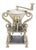 Vintage Italian Sterling Silver 925 Grinder Figurine with Moving Parts by Medusa-Oro, 1970s For Sale