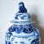 Traditional Antique Chinese Large Lidded Ginger Jar With Foo Dog Finial Depicting Traditional Chinese Musicians For Sale - Image 3 of 8
