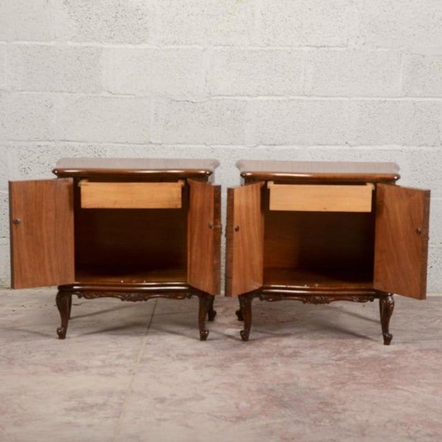 This pair of vintage nightstands embodies the timeless charm of period furniture, blending elegantly into both classic and...