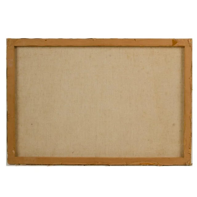 Untitled painting featuring jockeys and horses. - Oil on canvas, signed lower right and dated 1921. (c. 1881) - Unframed