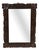 Antique Hand-Carved Wall Mirror with Floral Roses, 1890s For Sale