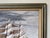 1970's R. Seaman American Tall Ship Ocean Landscape Oil on Board Painting, Framed For Sale In Miami - Image 6 of 12