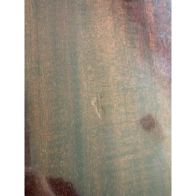 Vintage Baker Furniture Mahogany Pedestal Side Table Barbara Barry Collection For Sale - Image 9 of 9