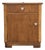 Small Art Deco Cabinet in Oak Veneer and Birch Burl, Germany, 1950s For Sale