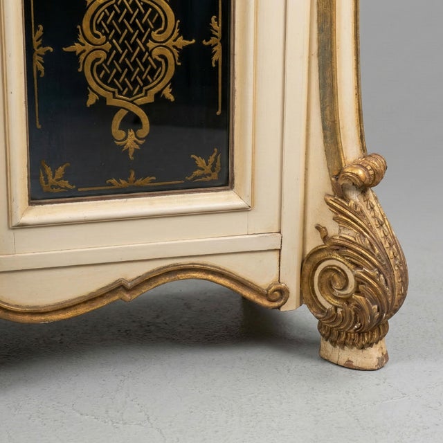 Rococo Style Sideboard with Eglomisé Doors For Sale - Image 12 of 18