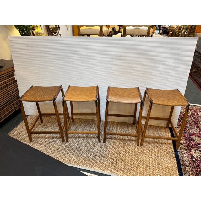 Contemporary Fyrn DeHaro Counter Stools, Set of Four For Sale - Image 3 of 12