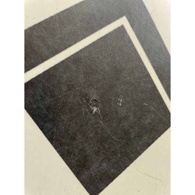 White 1970s Postmodern Chrome Game or Card Table For Sale - Image 8 of 13