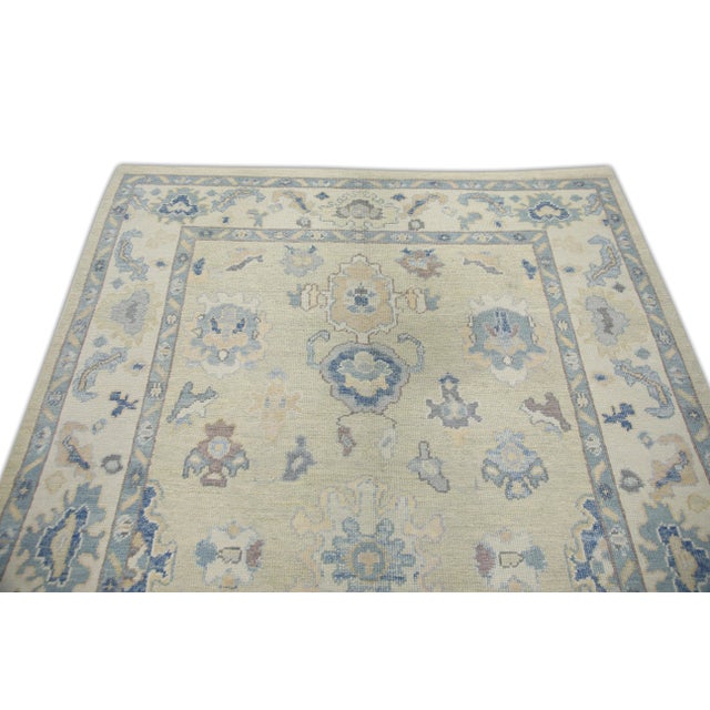 Early 21st Century Modern Turkish Oushak Rug 6' x 8'10" For Sale - Image 5 of 7