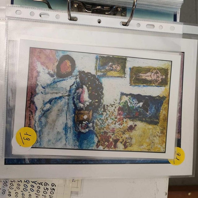 Walter Piacesi, Untitled, Oil on Panel, Framed For Sale - Image 10 of 13