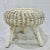 Wood Vintage Woven Wicker Footstool Ottoman For Sale - Image 7 of 7