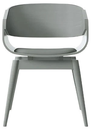Grey 4th Armchair with Soft Grey Seat by Almost