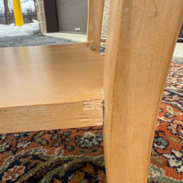 1990s Ethan Allen Country French Collection Solid Birch 1 Drawer Nightstand (26-5416 Bisque) For Sale - Image 12 of 12