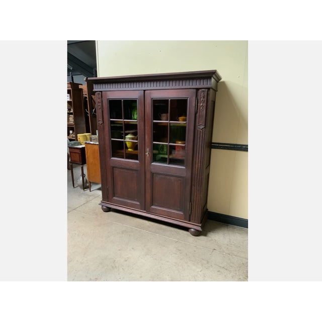 Antique Art Nouveau Display Cabinet, 1910 For Sale - Image 4 of 10